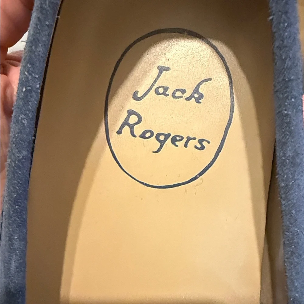 Jack‎ Rogers Men's Blue Suede Loafer Slip on Shoe - Size 7